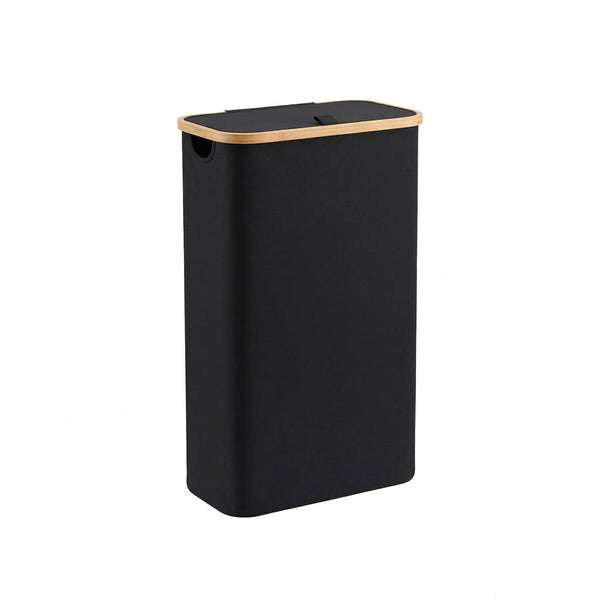 Artiss Laundry Basket with Removable Bag Foldable Black Awezingly