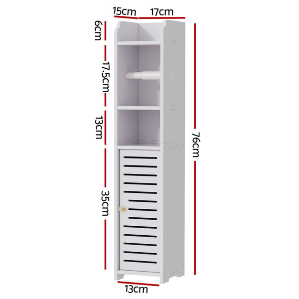 Artiss 2X Bathroom Cabinet Toilet Roll Holder 76cm Awezingly