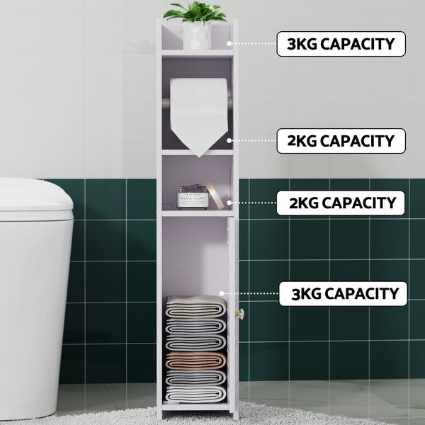 Artiss 2X Bathroom Cabinet Toilet Roll Holder 76cm Awezingly