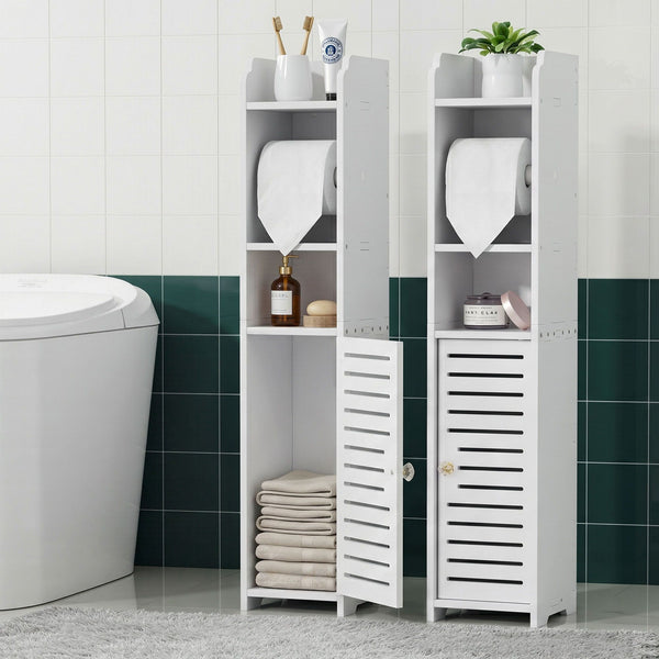 Artiss 2X Bathroom Cabinet Toilet Roll Holder 76cm Awezingly