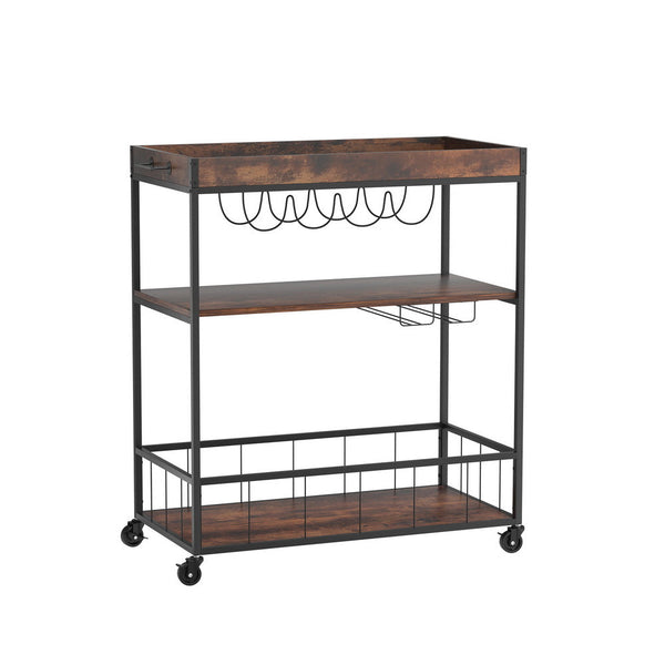 Artiss Kitchen Island Rolling Serving Cart Artiss