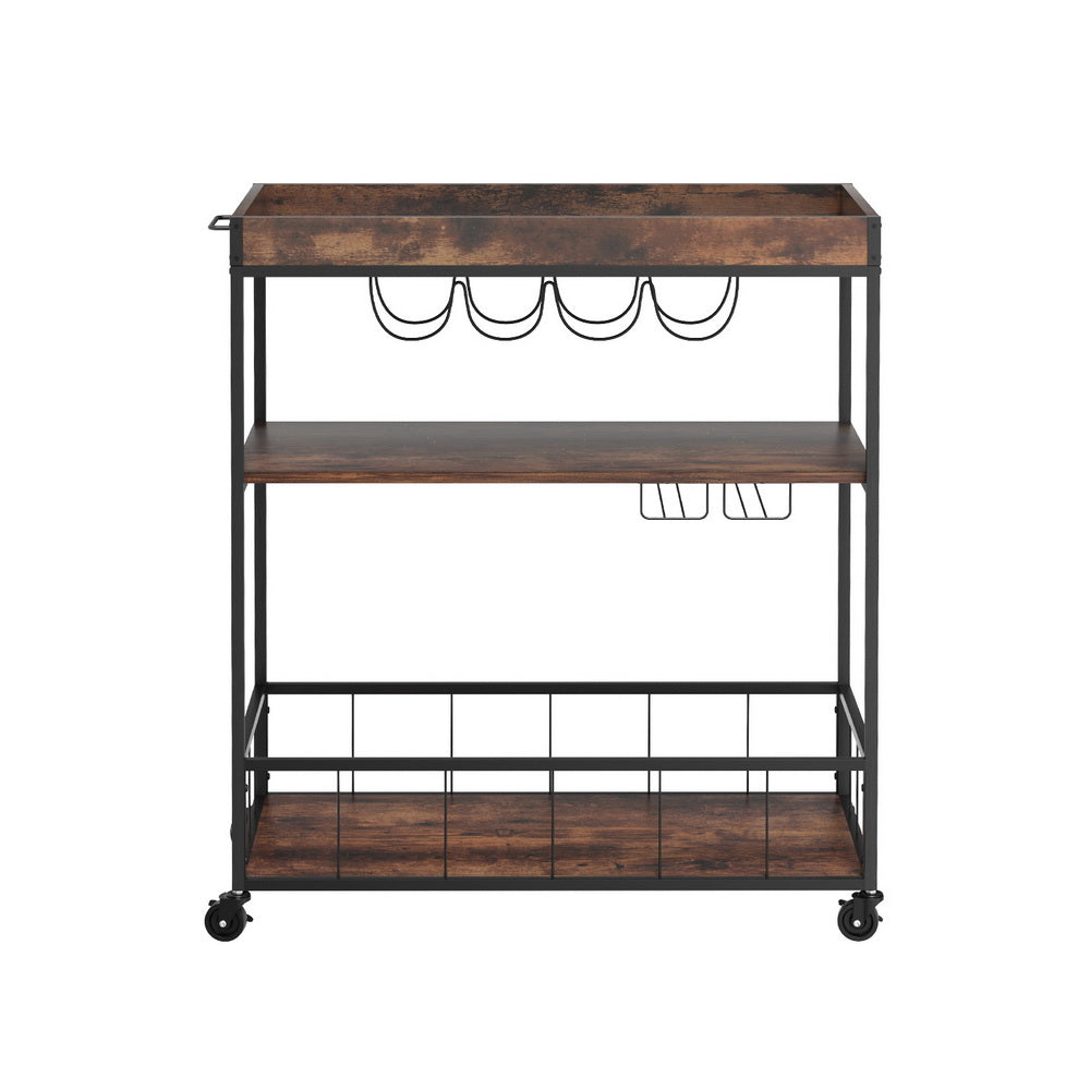 Artiss Kitchen Island Rolling Serving Cart Artiss