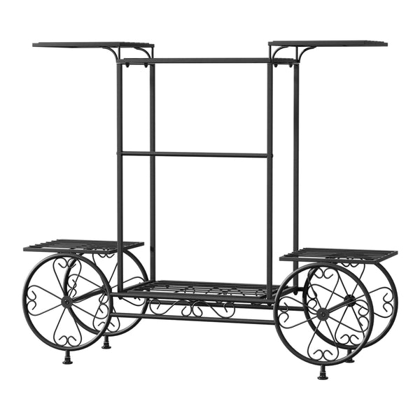 Artiss Plant Stand 6 Tier Iron 4 Wheeler Artiss
