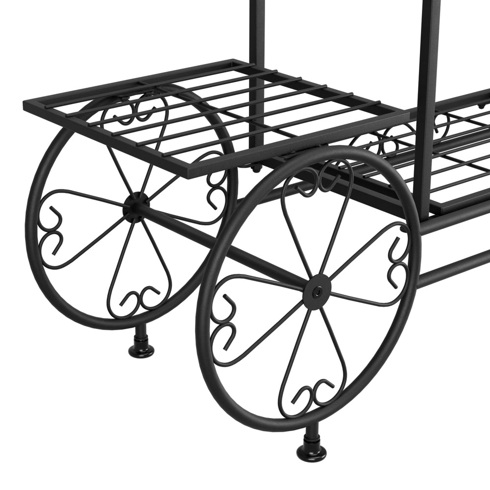Artiss Plant Stand 6 Tier Iron 4 Wheeler Artiss
