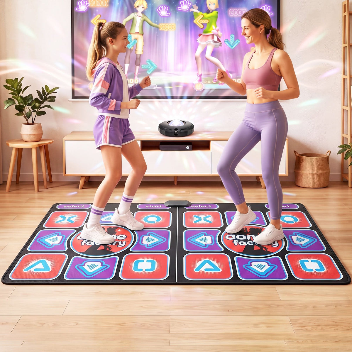 Keezi HDMI Dance Mat 2 Player for Kids & Adults with AR Camera Electronic Dance Pad Awezingly