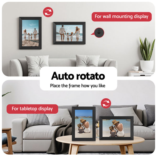 Artiss Digital Photo Frame 10.1 Inch WIFI Touch-Screen Picture Video Player 32G Awezingly