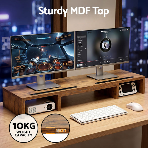 Artiss Dual Monitor Stand Riser Artiss