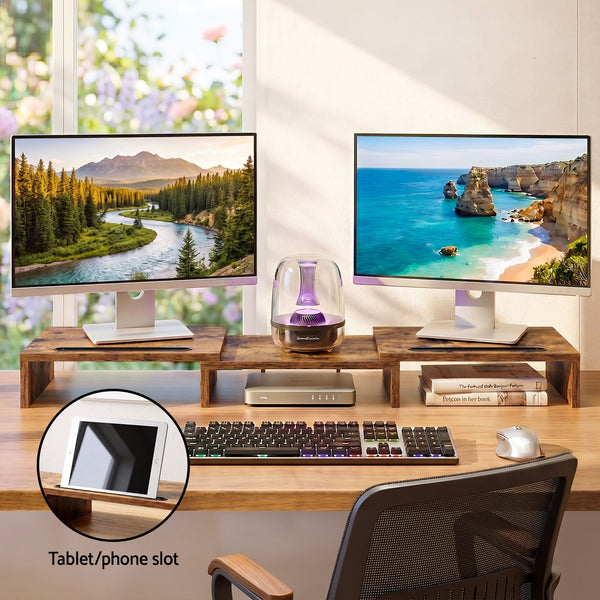 Artiss Dual Monitor Stand Riser Artiss