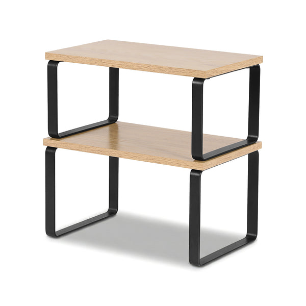 Cefito Kitchen Storage Shelves Rack Cupboard Cabinet Organiser Set of 2 Awezingly