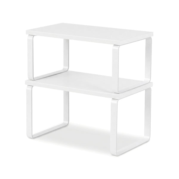 Cefito Kitchen Storage Shelves Rack Cupboard Cabinet Organiser Set of 2 Awezingly