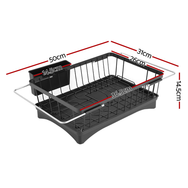Cefito Dish Drying Rack for Kitchen Storage Organisation Kitchen Sink Organiser Dish Drainer Awezingly
