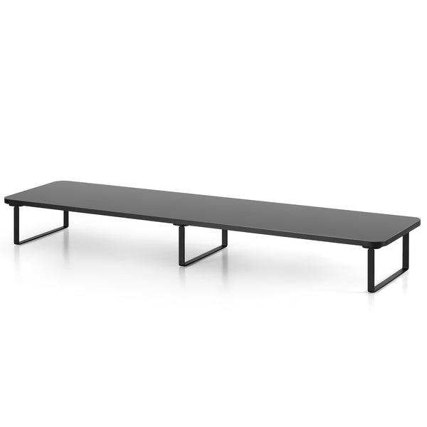 Artiss Dual Monitor Stand 100cm Riser Large Laptop Stand Desk Organiser Black Artiss