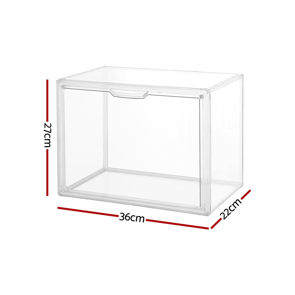 Artiss Clear Acrylic Display Case Dustproof Protection Box For Toys 27CM Awezingly