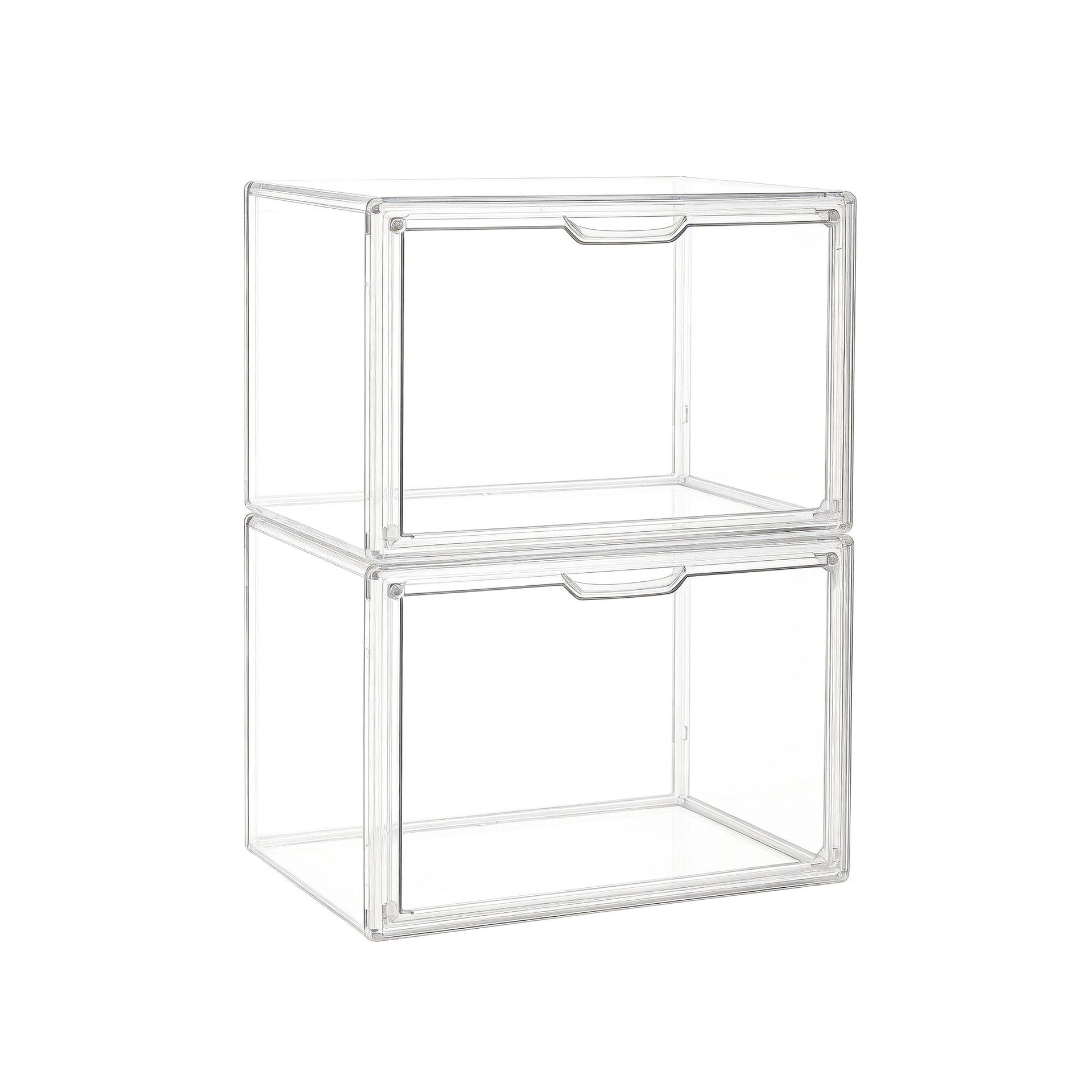 Artiss Clear Acrylic Display Case Box 2 Pack For Toys 54cm