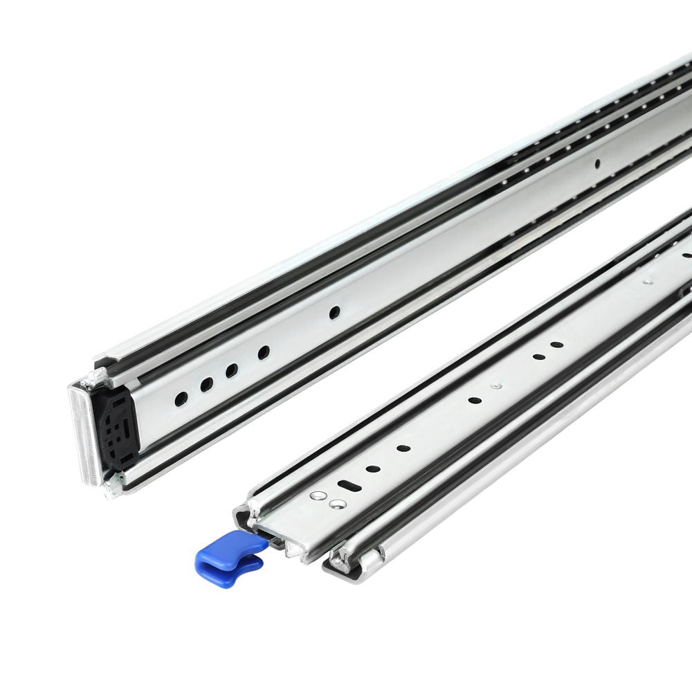 Giantz 2x Drawer Slides Full Extension Locking 227kg 1804-3608mm Length Awezingly