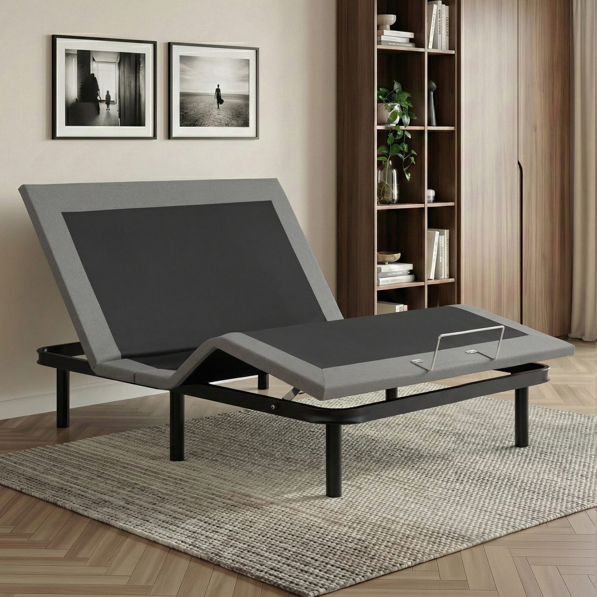 Artiss Adjustable Bed Frame Double Size Electric Bed Base Wireless Remote Control Zero Gravity Power Bed Foundation Awezingly