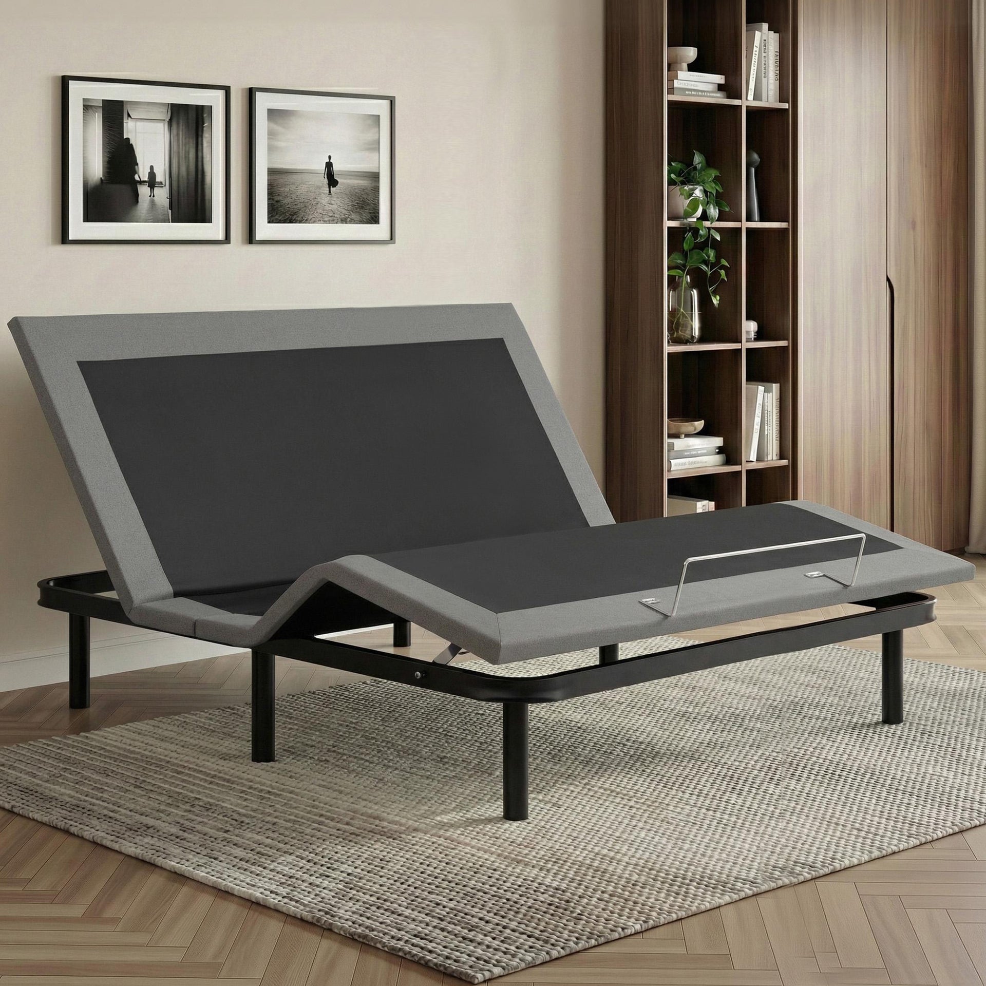Artiss Adjustable Bed Frame King Size Electric Bed Base Wireless Remote Control Zero Gravity Power Bed Foundation Awezingly