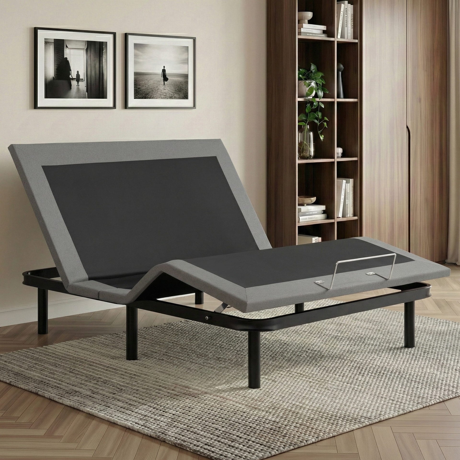Artiss Adjustable Bed Frame Queen Size Electric Bed Base Wireless Remote Control Zero Gravity Power Bed Foundation Awezingly
