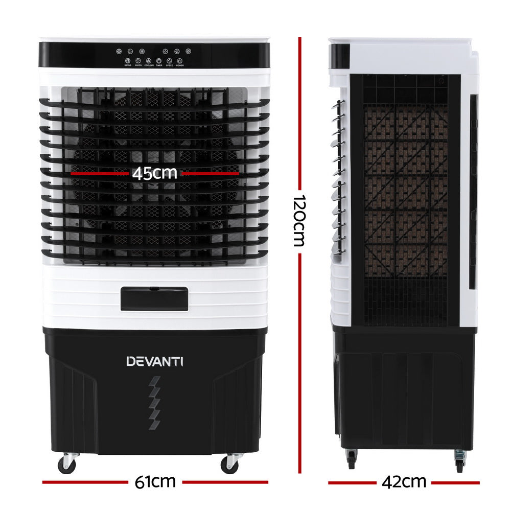 Devanti 60L Evaporative Air Cooler Conditioner Devanti