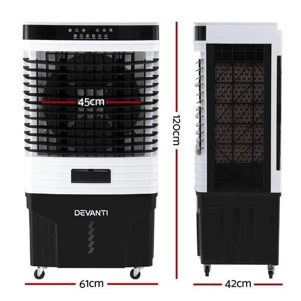 Devanti 60L Evaporative Air Cooler Conditioner Devanti