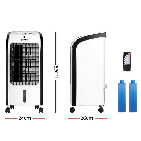 Devanti Evaporative Air Cooler Conditioner 4L Awezingly