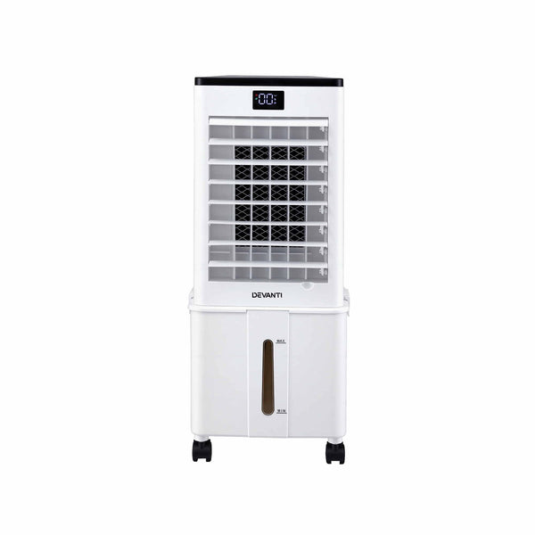Devanti 8L 3-in-1 Evaporative Air Cooler 4 Ice Packs Remote Control 3 Speed Awezingly