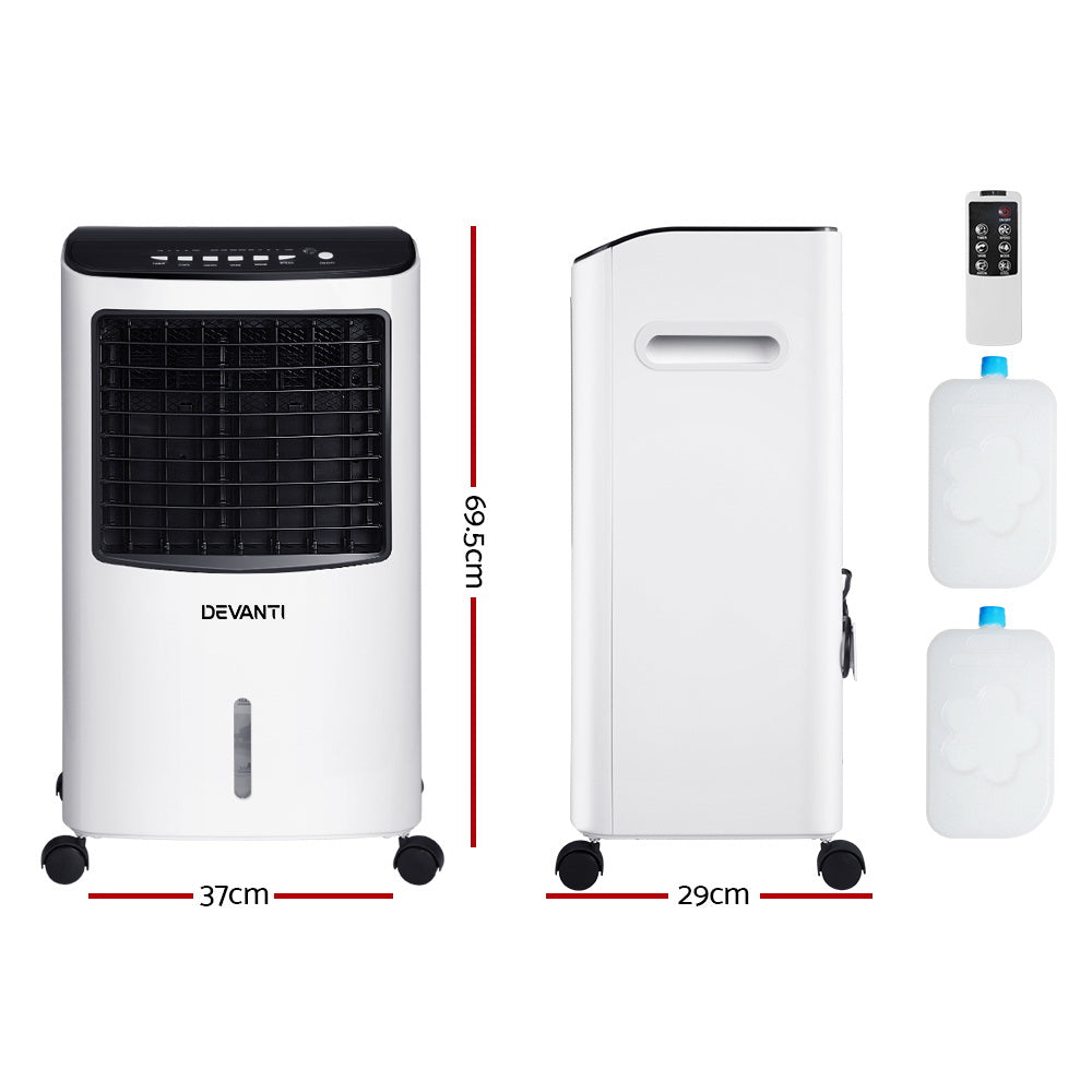 Devanti Evaporative Air Cooler Conditioner 8L Awezingly