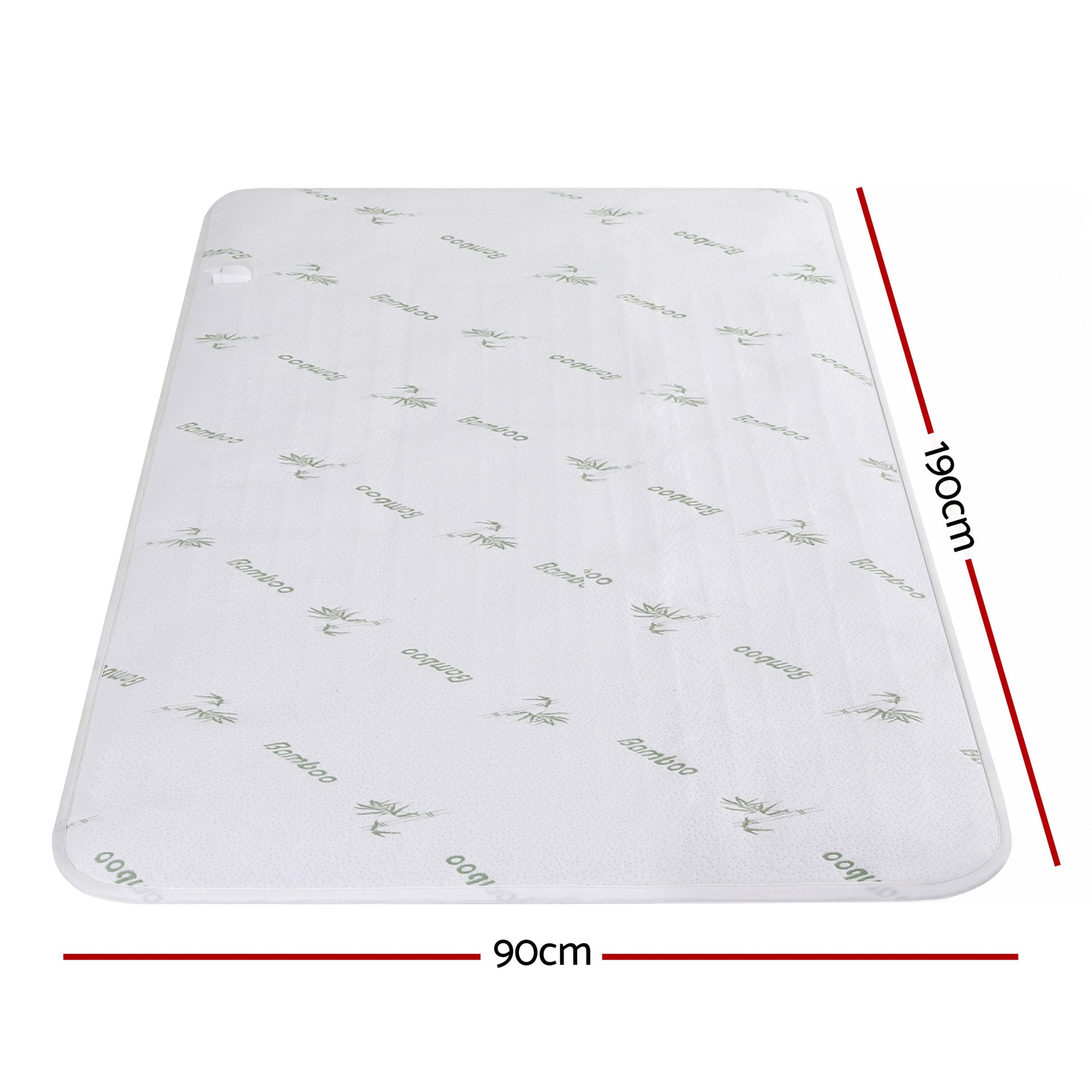 Giselle Electric Blanket Bamboo Fabric Single Fitted Heated Pad Underlay Washable Winter Awezingly