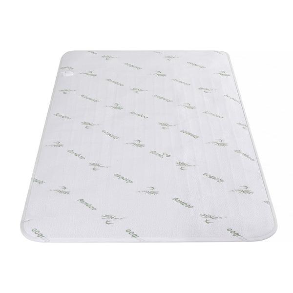 Giselle Electric Blanket Bamboo Fabric Single Fitted Heated Pad Underlay Washable Winter Awezingly