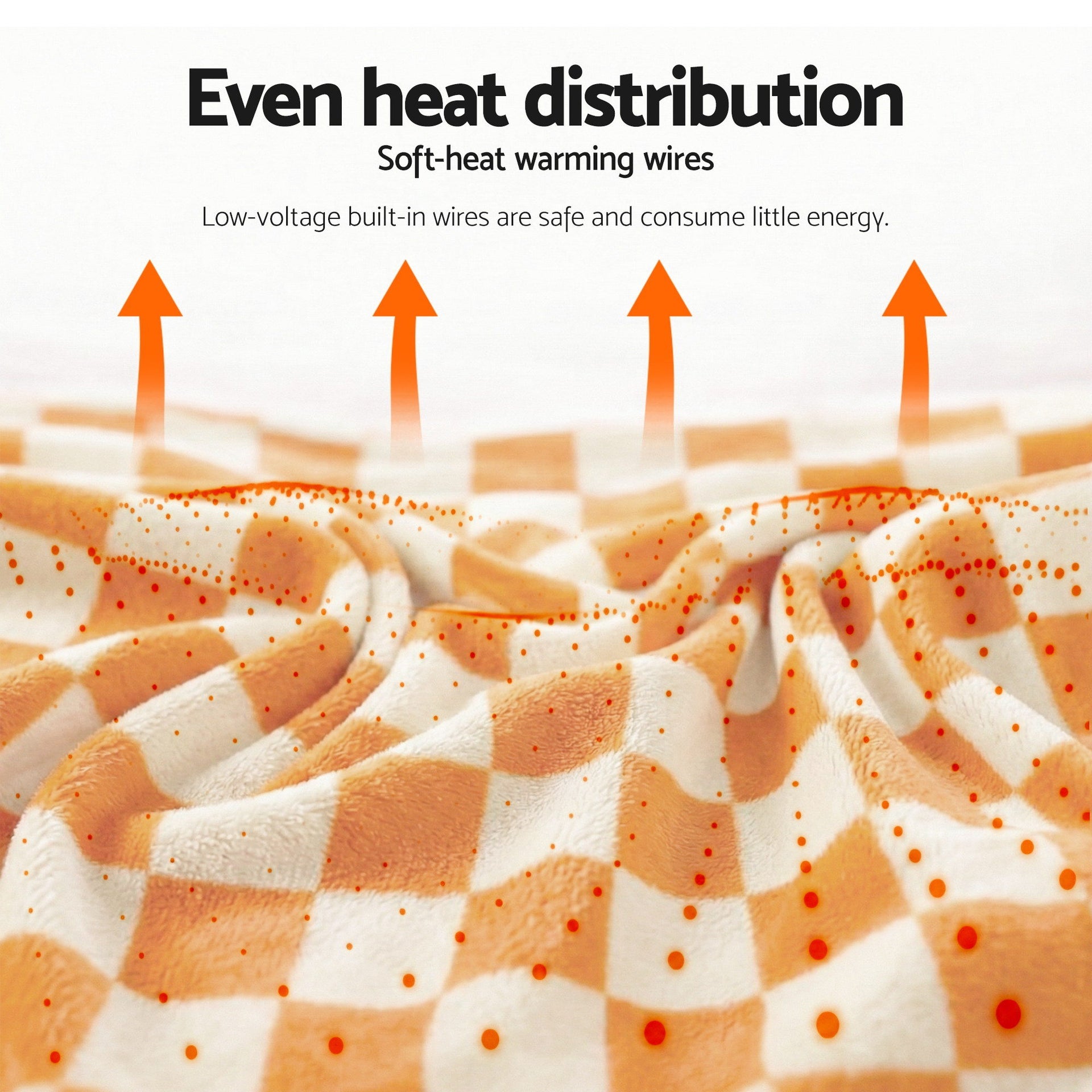 Giselle Electric Throw Rug Dual Side Fleece Flannel Heated Blanket Yellow Awezingly