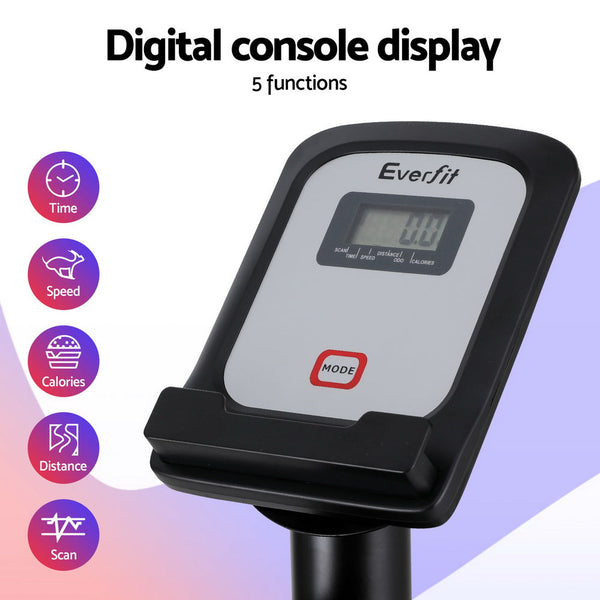 Everfit Under Desk Exercise Bike Magnetic Resistance Cardio workouts 120kg Capacity Awezingly