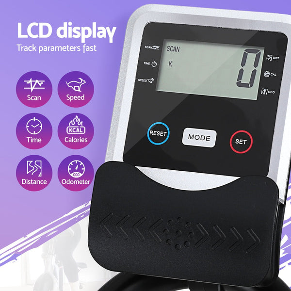 15kg Flywheel Spin Bike Everfit Exercise Bike Home Gym Fitness 120KG Capacity Everfit