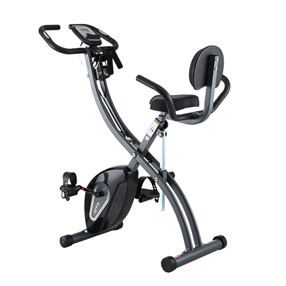 Everfit Folding Exercise Bike Magnetic X-Bike Aerobic Trainer Indoor Cycling Everfit