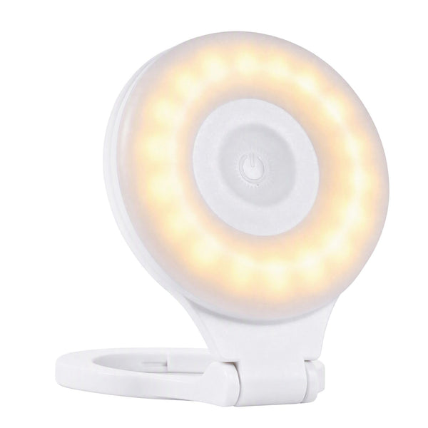 Devanti Magnetic Selfie Light Foldable LED Ring Fill Phone Light CRI95 White Awezingly