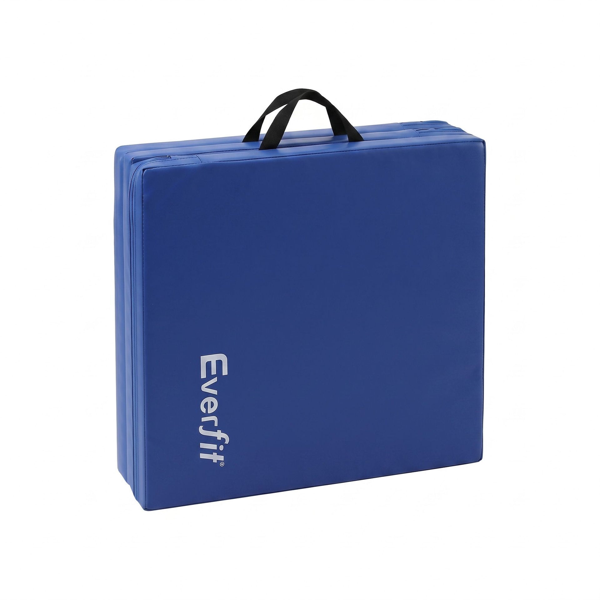 Everfit 180x60cm Gymnastics Mats Folding Exercise Floor Mat Portable 3 Fold Tumbling Mat Blue Everfit