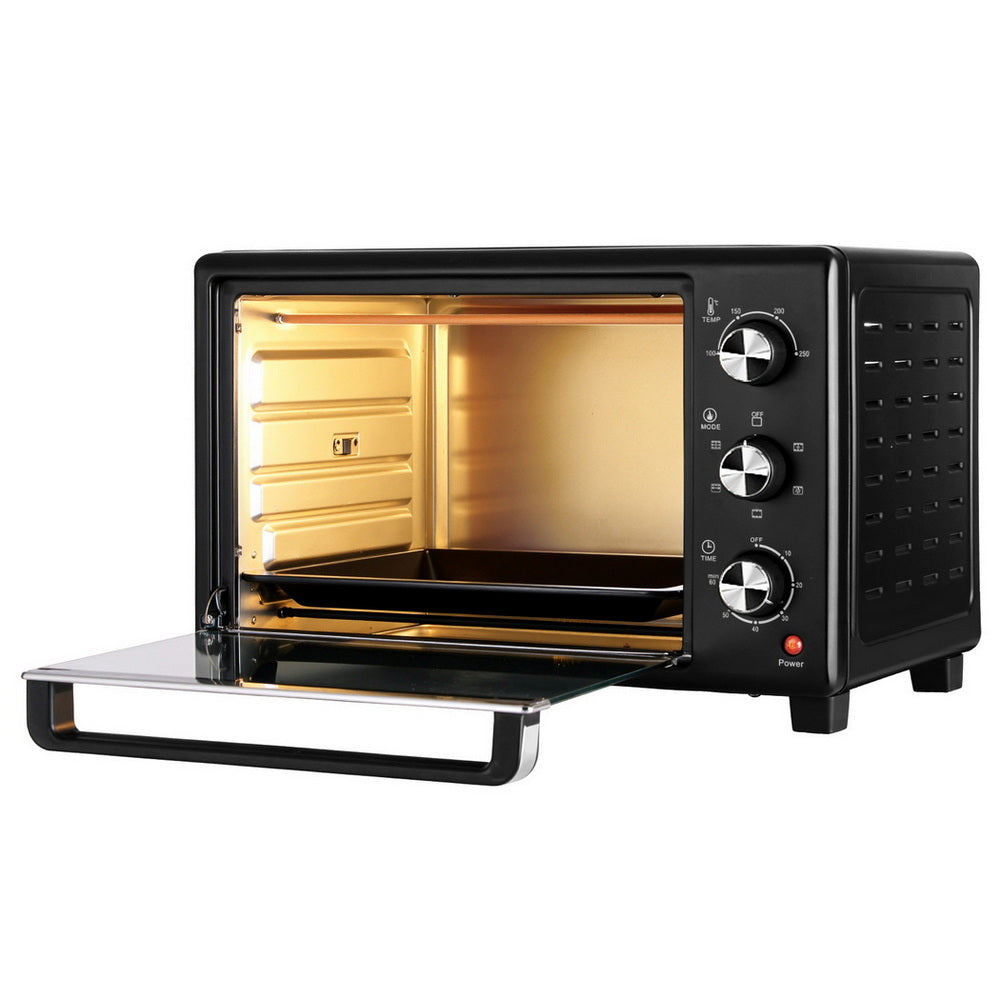 Devanti 30L Convection Oven Electric Fryer Ovens 1600W Awezingly