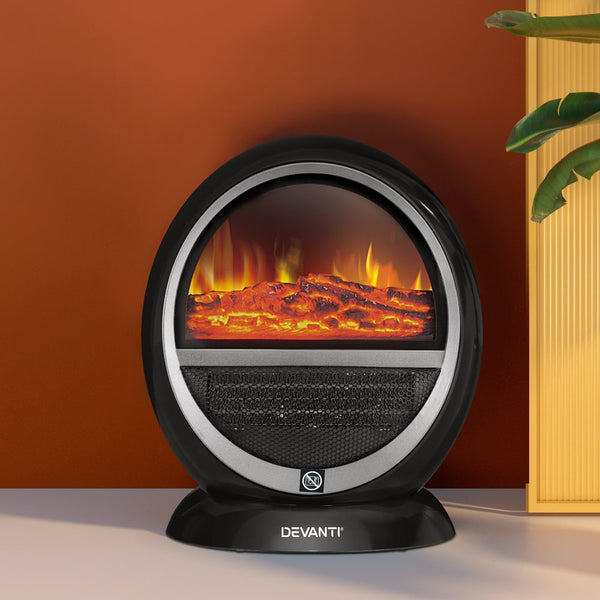 Devanti Electric Fireplace Fire Heaters 1500W Devanti