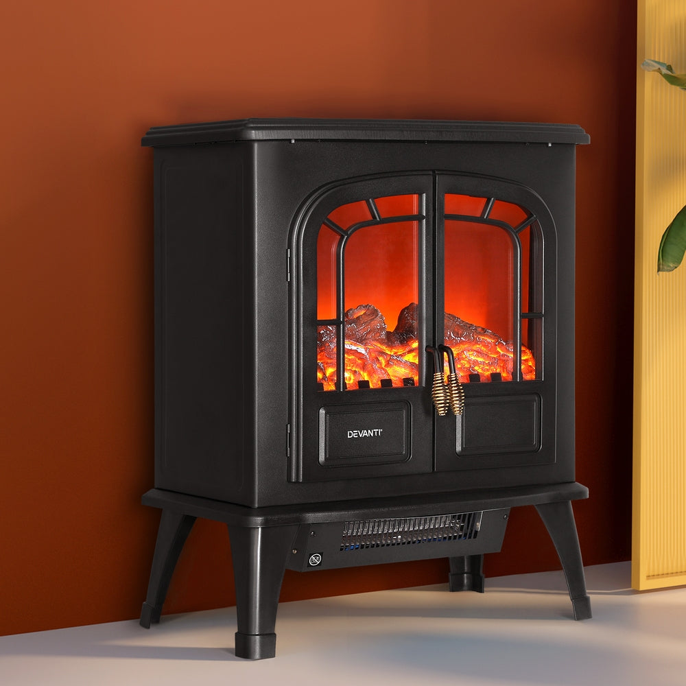 Devanti Electric Fireplace Fire Heaters 2000W Devanti