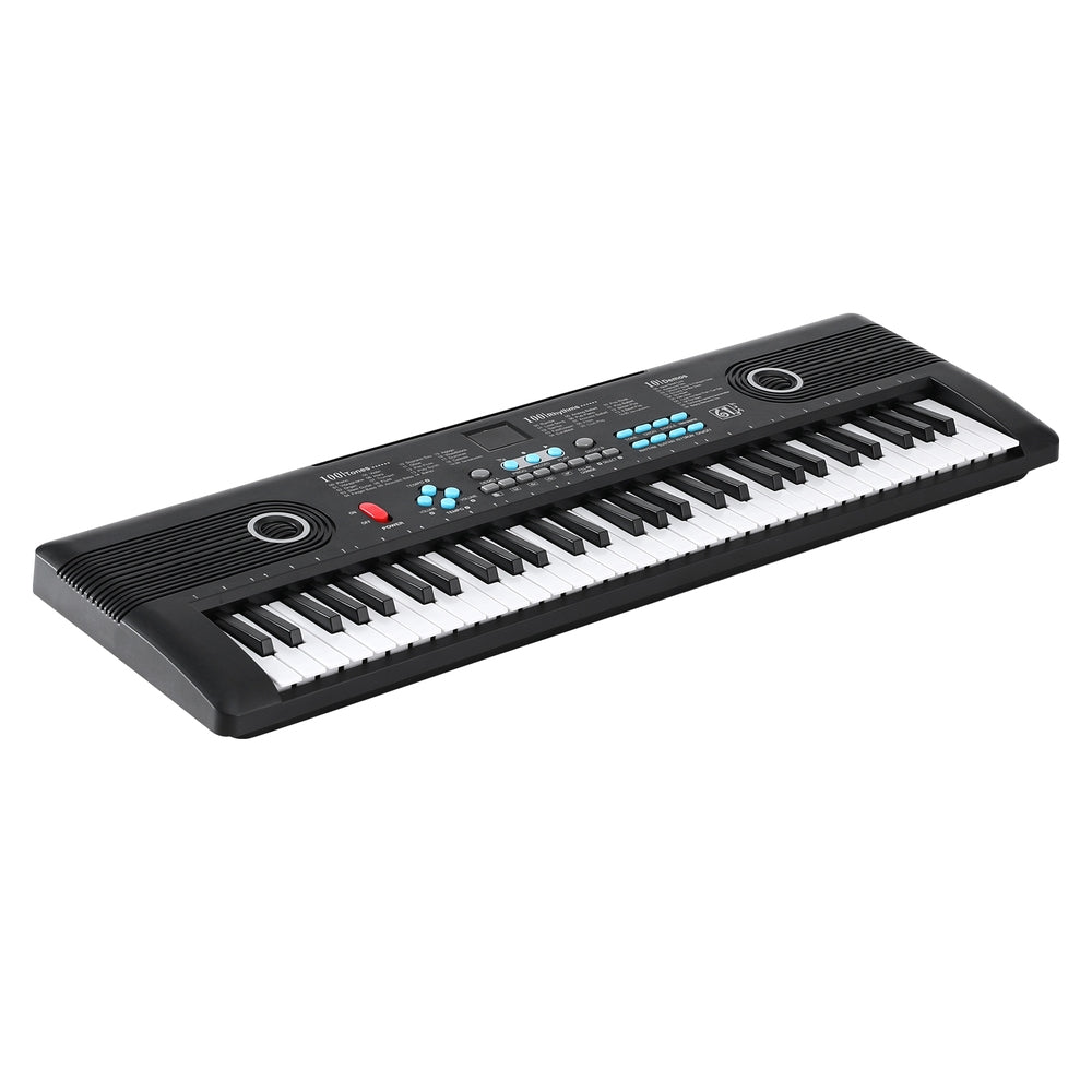 Alpha 61-Key Digital Piano Keyboard Electric Kids Gift Black Alpha
