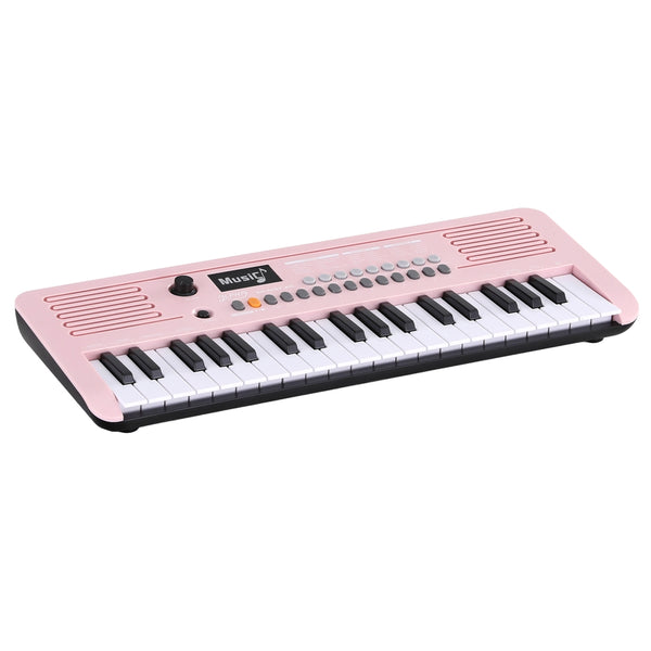 Alpha 37-Key Digital Piano Keyboard for Kids Beginners Electronic Keyboard Piano Gift Pink Alpha