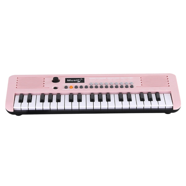 Alpha 37-Key Digital Piano Keyboard for Kids Beginners Electronic Keyboard Piano Gift Pink Alpha
