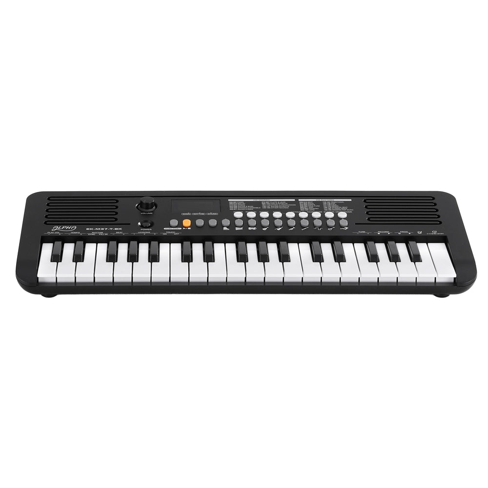 Alpha 37-Key Digital Piano Keyboard Electric Black Alpha