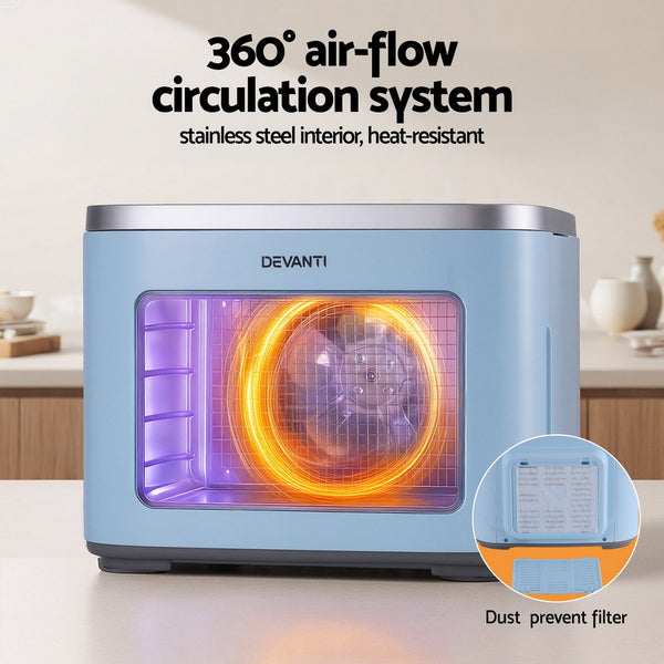 Devanti 5 Trays Food Dehydrator Mini Fruit Dryer 500W Awezingly