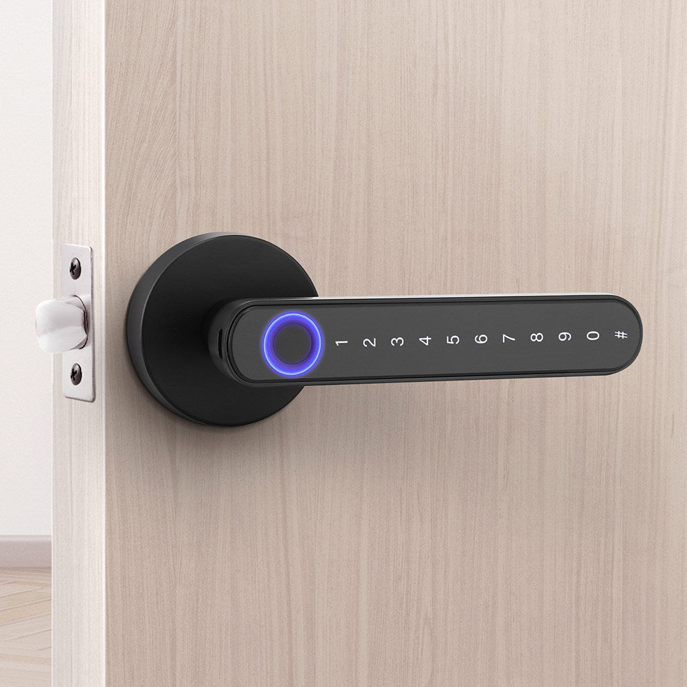 UL-tech Fingerprint Door Lock Smart Electronic Handle Awezingly