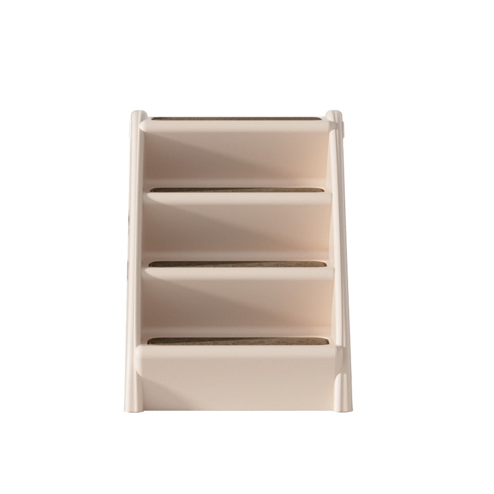 i.Pet Dog Ramp Steps For Bed Sofa Car Pet Stairs Ladder Portable Foldable Beige i.Pet