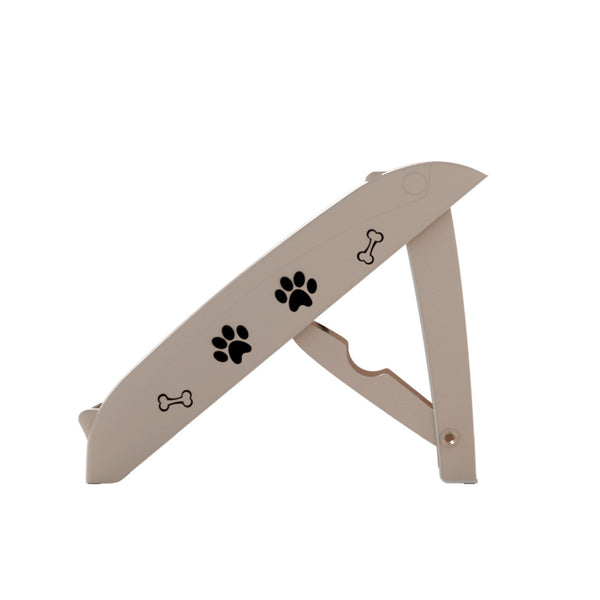 i.Pet Dog Ramp Steps For Bed Sofa Car Pet Stairs Ladder Portable Foldable Beige i.Pet