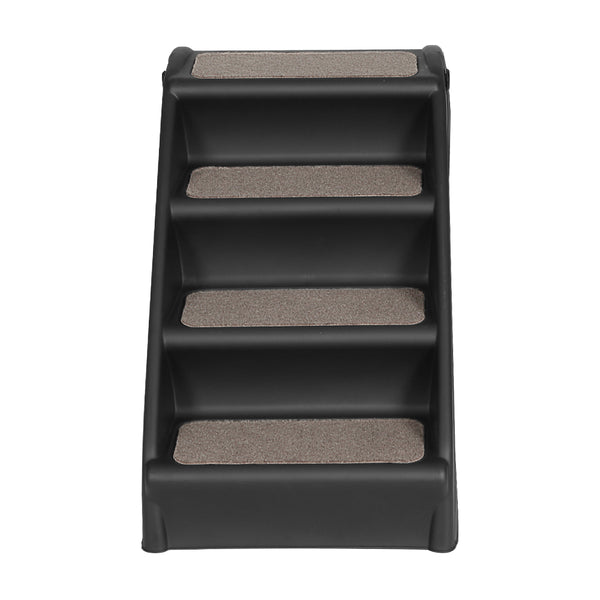 i.Pet Dog Ramp Steps For Bed Sofa Car Pet Stairs Ladder Portable Foldable Black i.Pet