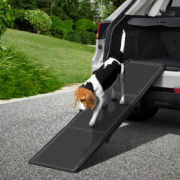 i.Pet Dog Ramp Pet Stairs Steps Car Travel SUV Ladder Foldable Portable Adjustable i.Pet