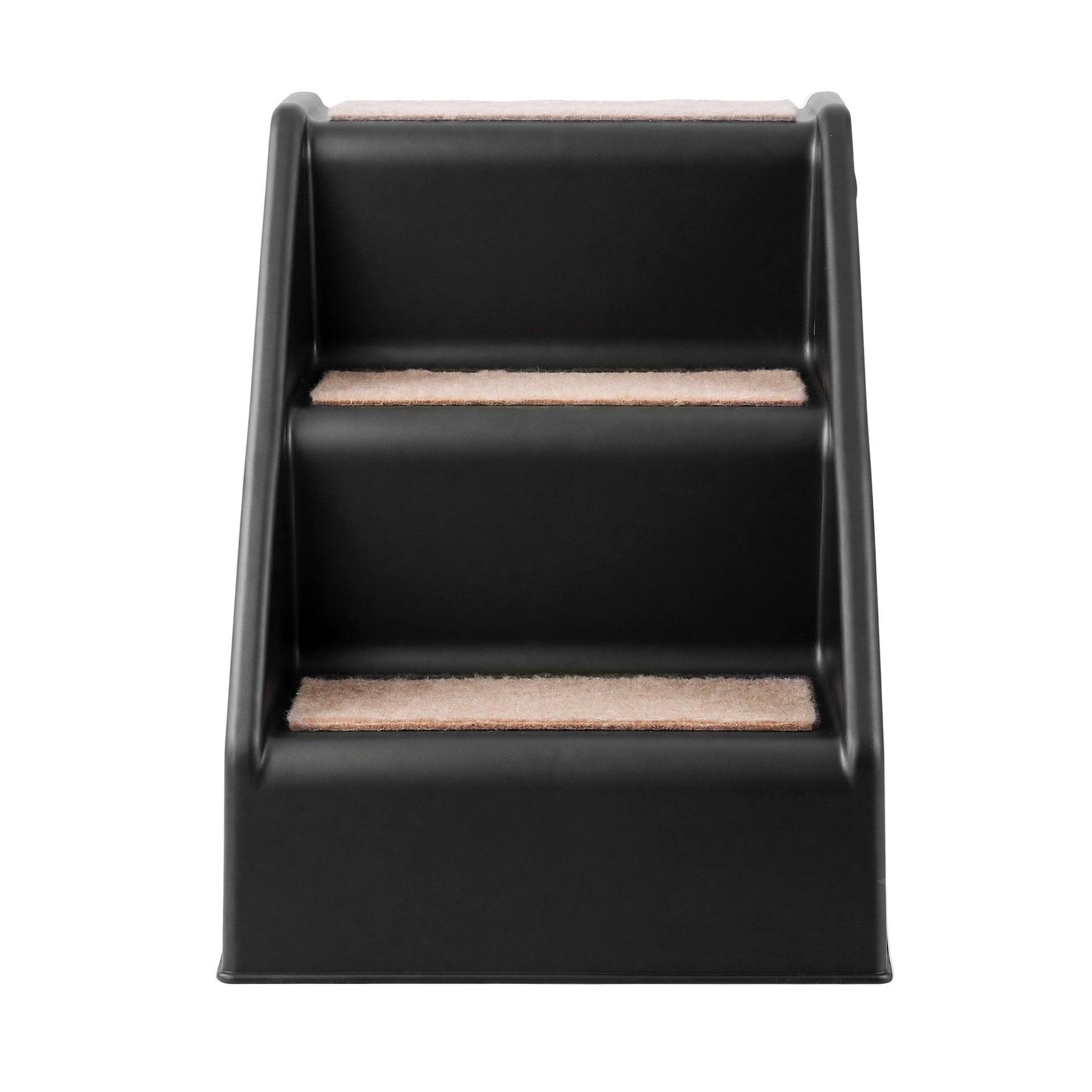 i.Pet Dog Ramp 3 Steps Pet Stairs For Bed Sofa Car Foldable Portable Ladder Black Awezingly
