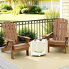 Gardeon Outdoor Table and Chairs HDPE Folding Adirondack Beach Chair Patio Furniture